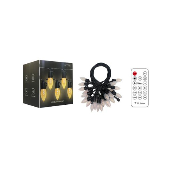 Warmwhite led string bulb lights