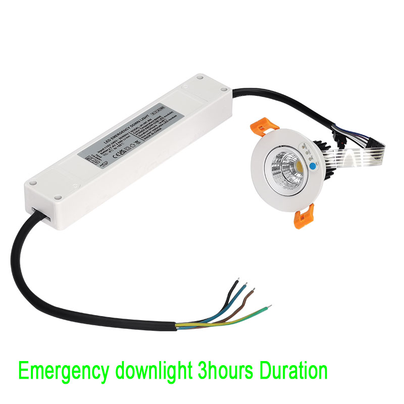 Combined  maintained emergency downlight