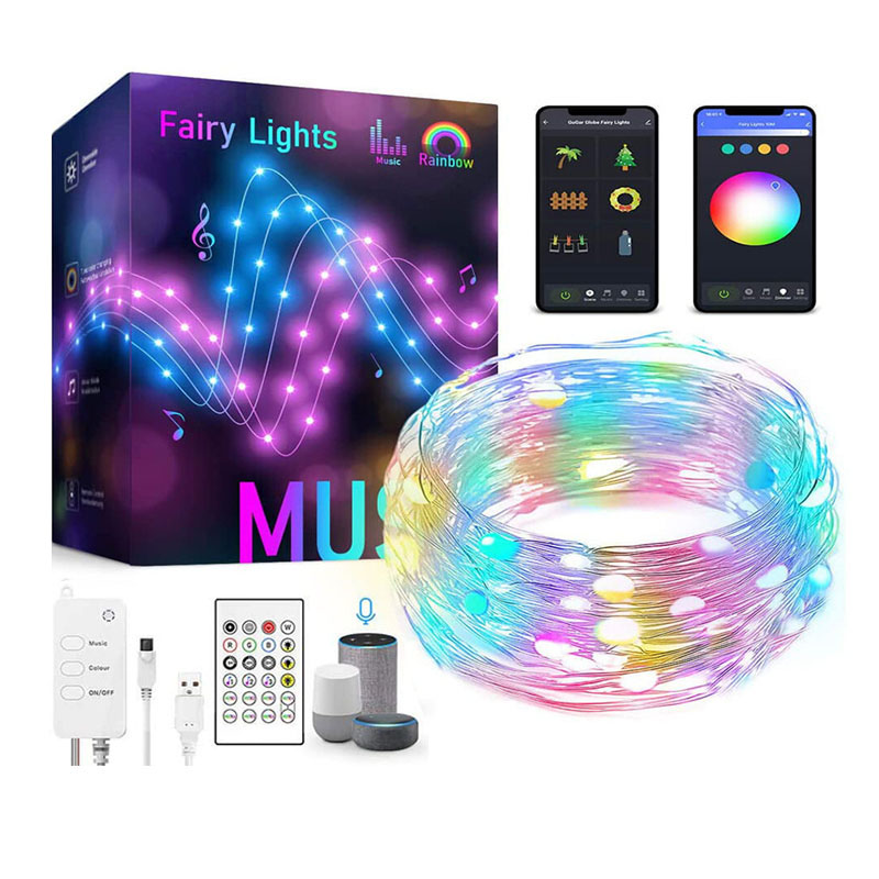 Magic color christmas string lights