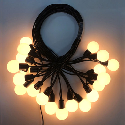 G40 warmwhite led string lights
