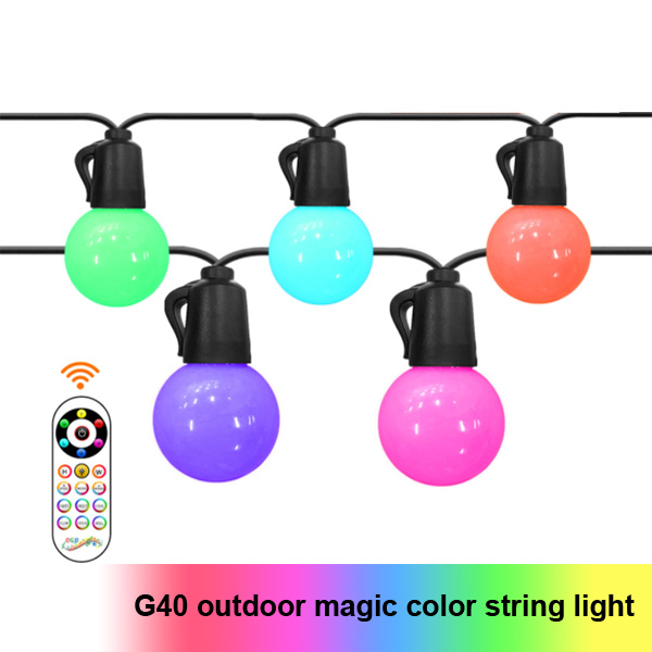 G40 magic led string lights