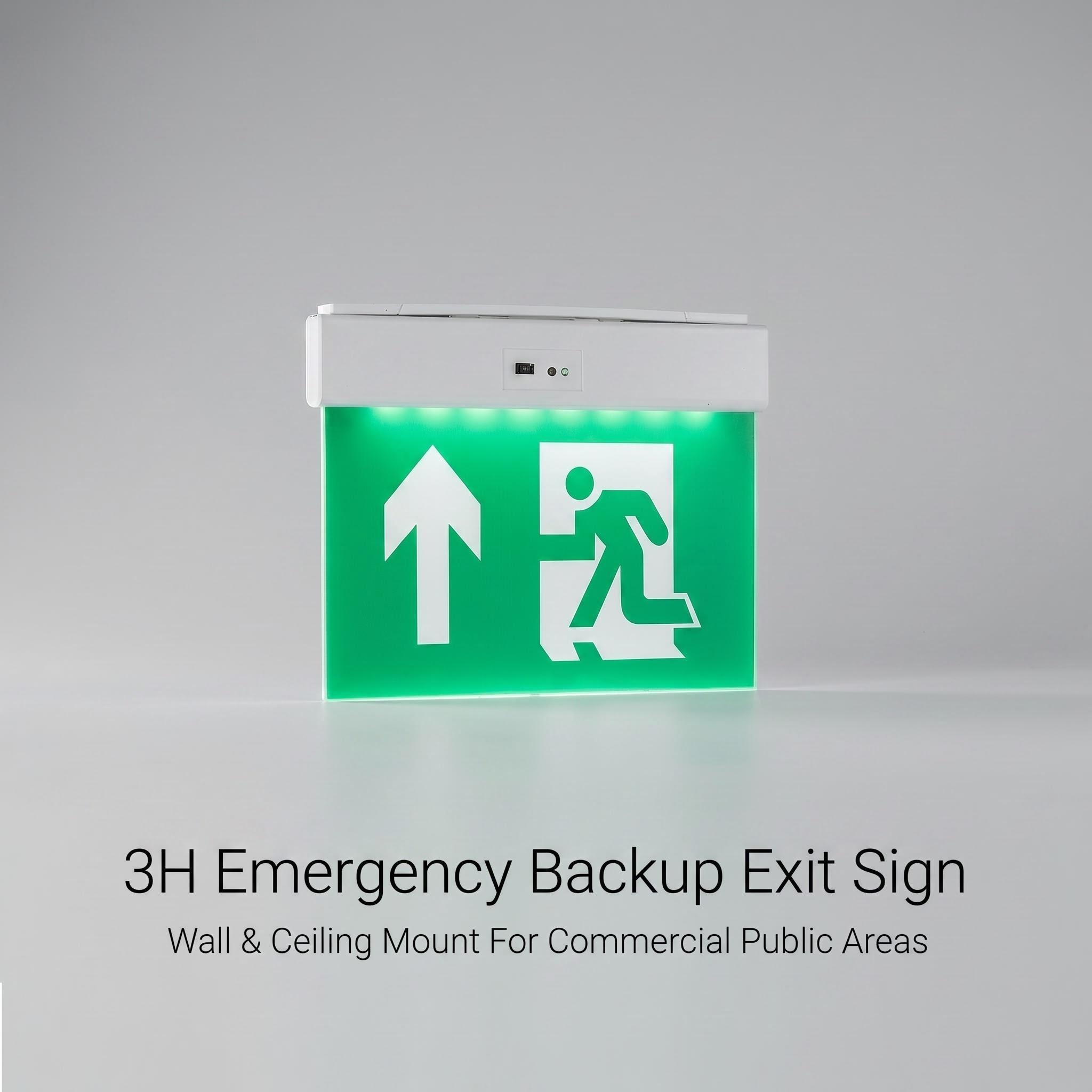 EXIT-LED-ES01 3hours emergency backup exit sign