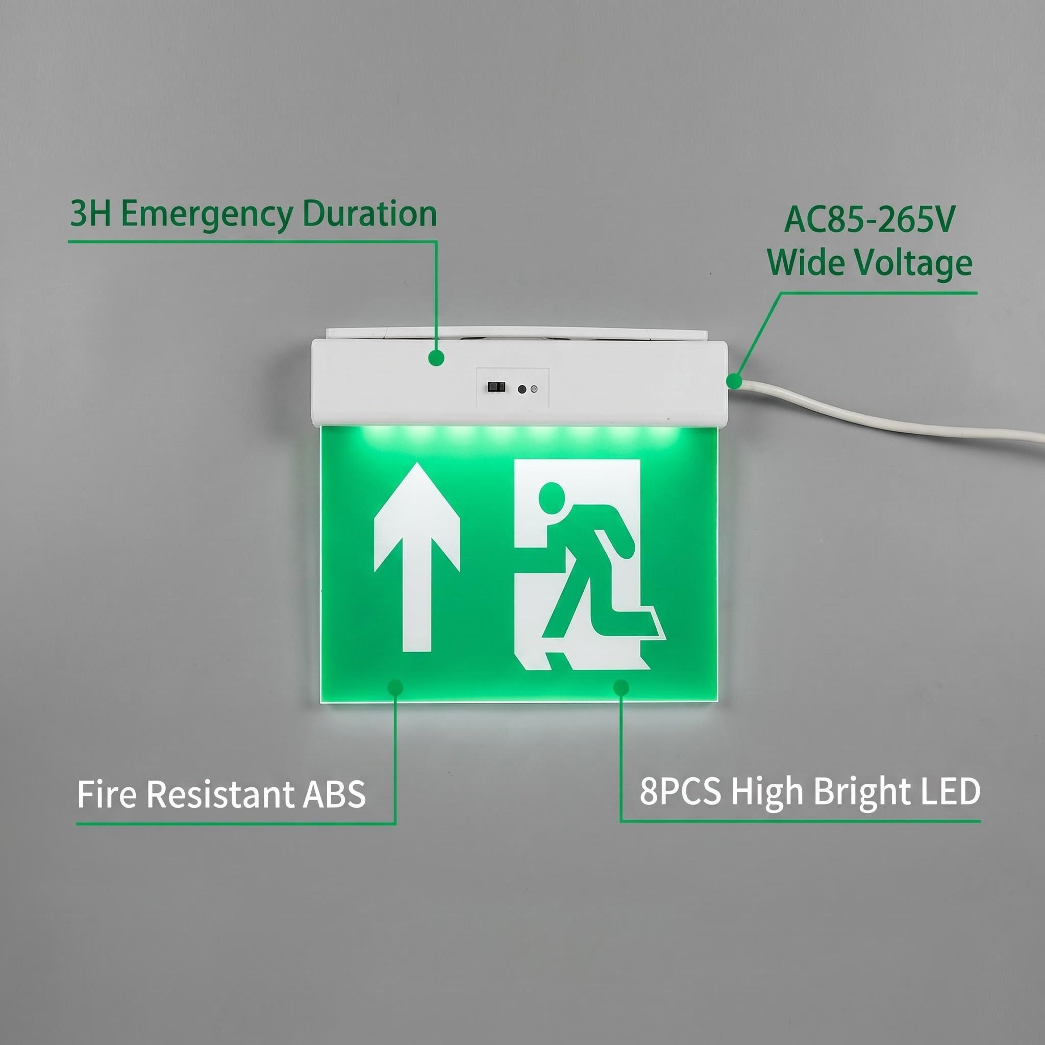 EXIT-LED-ES01 3hours emergency backup exit sign