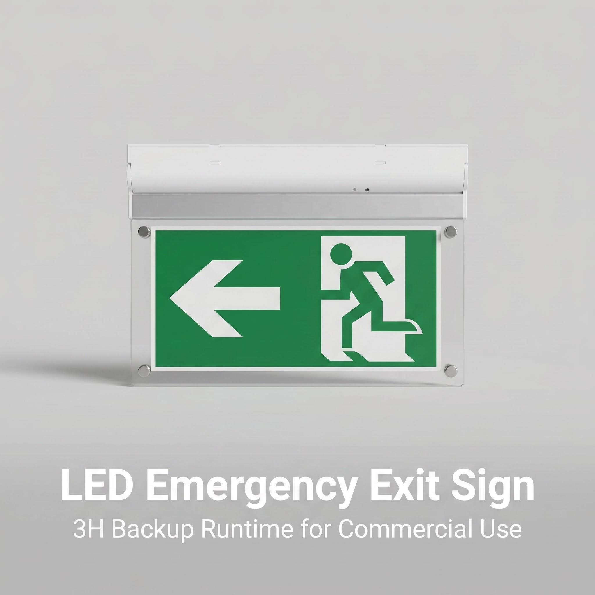 EXIT-LED-ES03-Emergency-Exit-premiu materials-acrylic-panel-details