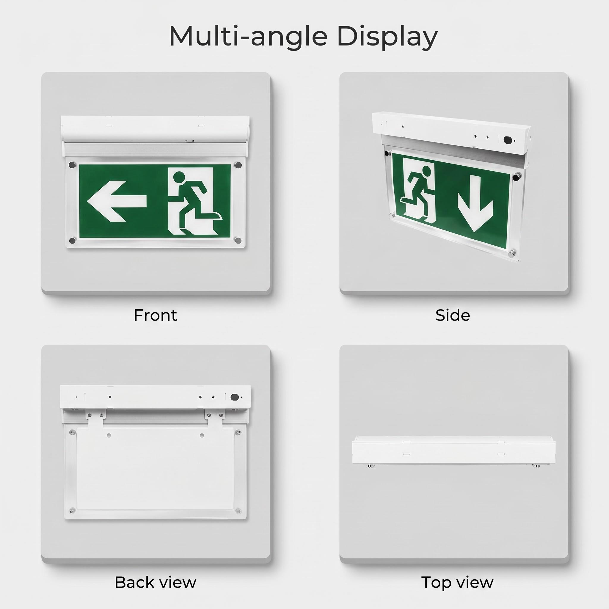 EXIT-LED-ES03-Emergency Exit multi-angle-display-design