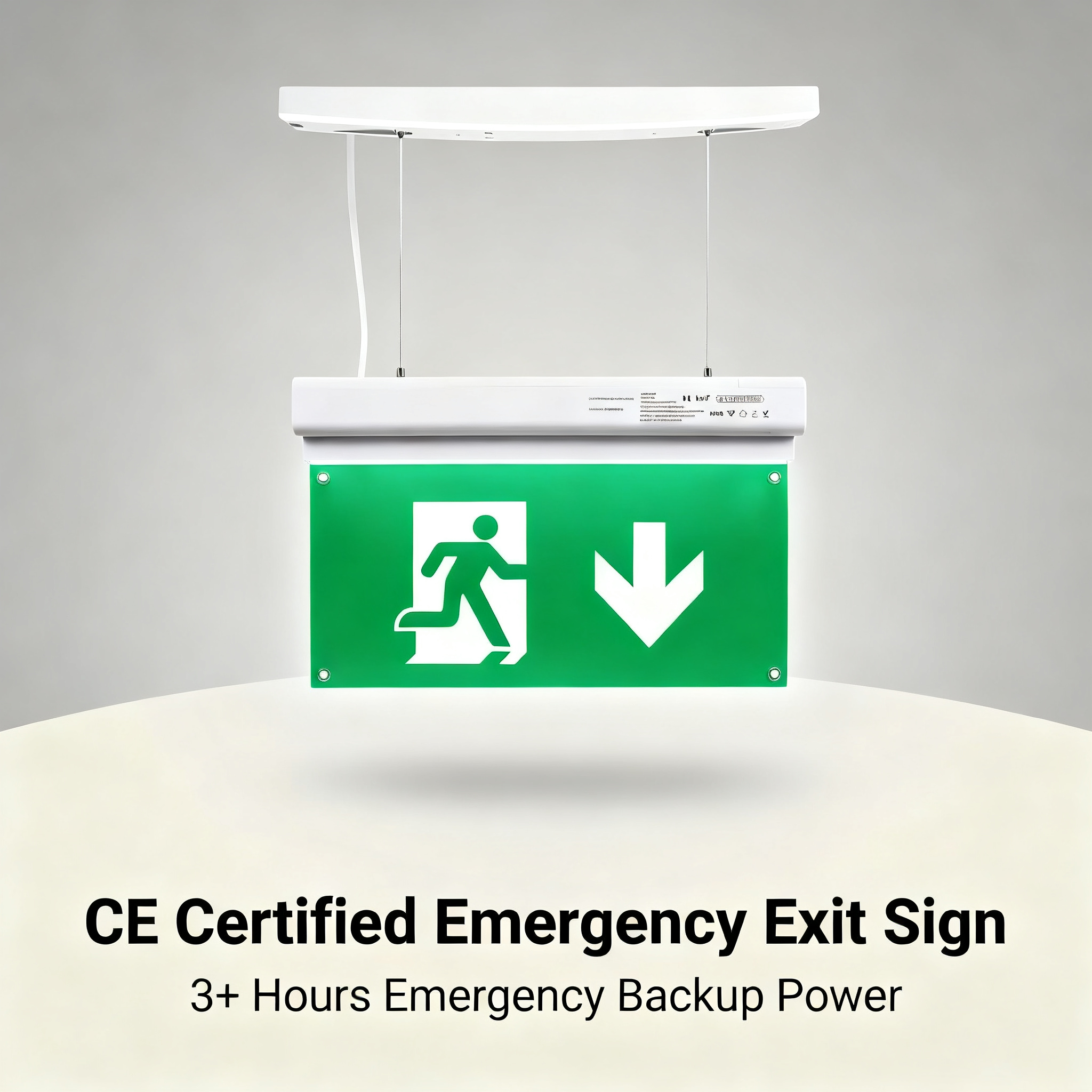 Premium LED Emergency Exit Sign | LiFePO4 Battery | Self-Test Function | 4-Way Universal Mounting EXIT-LED-ES06