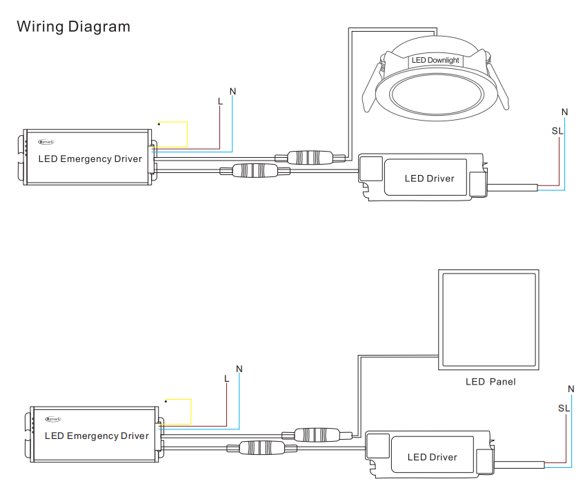 FAT-LED-F1C wiring diagram