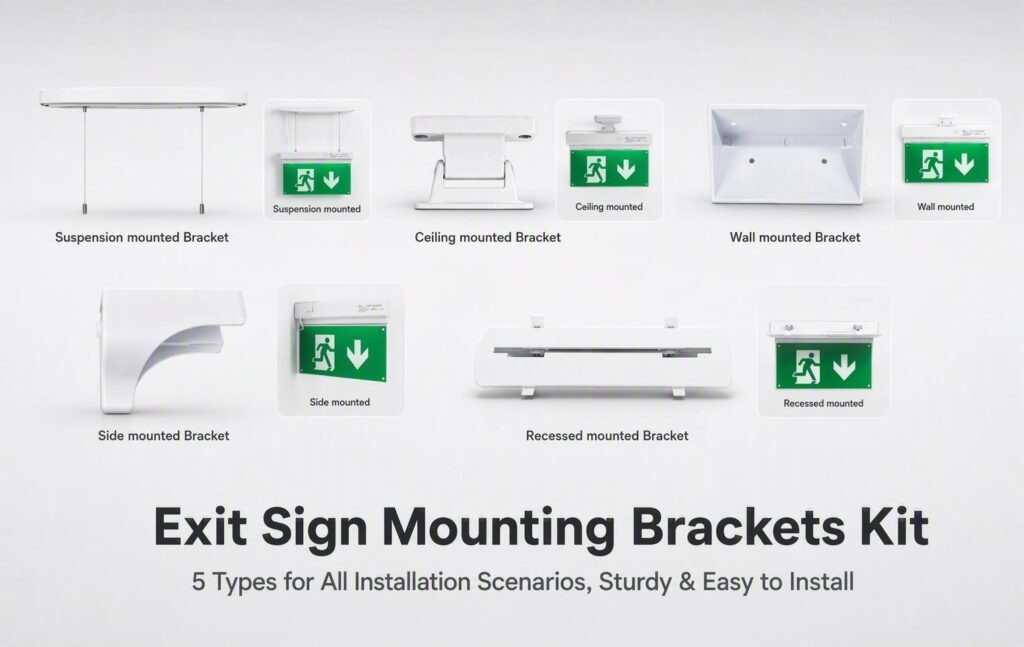 5-in-1 LED Exit Sign