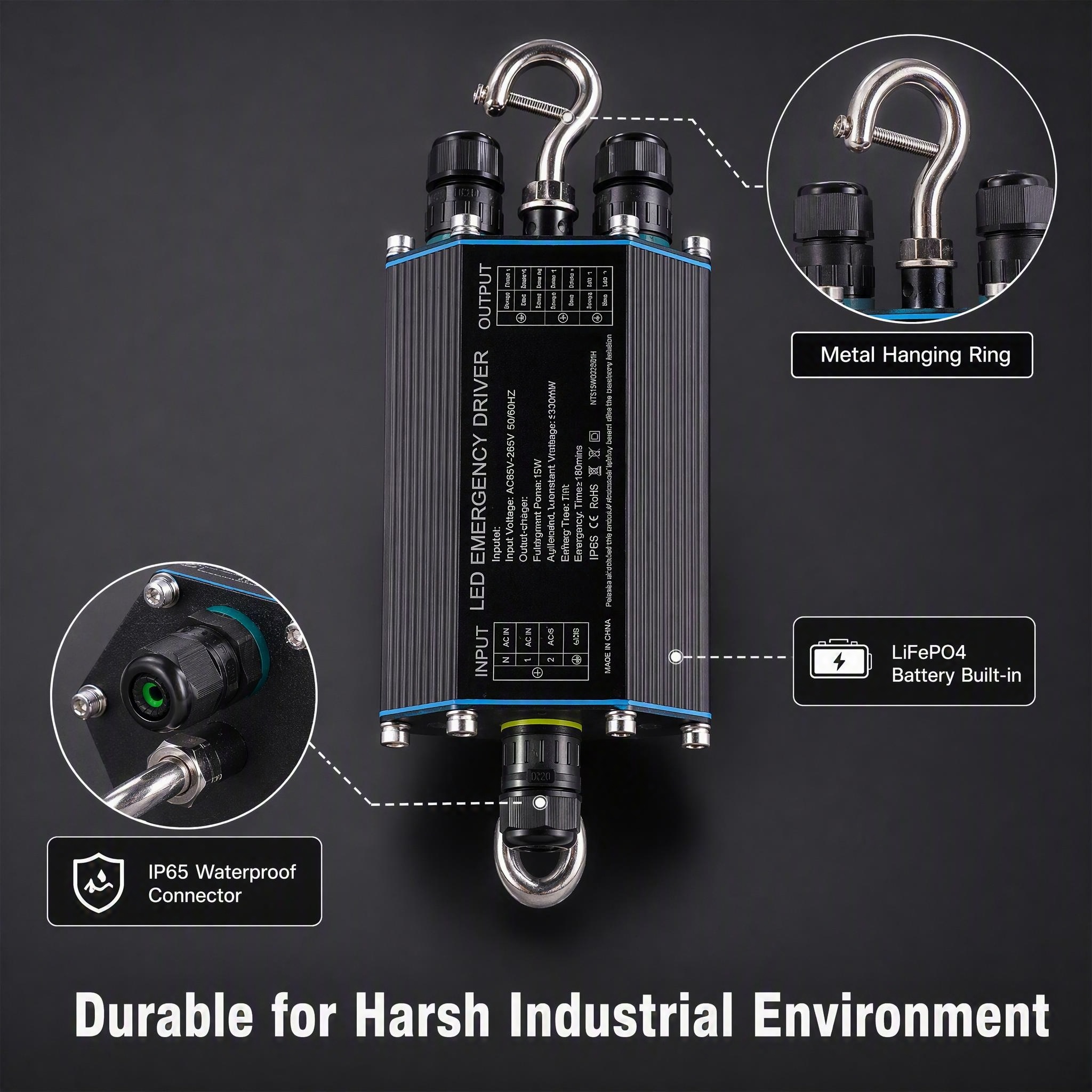 HM-EMK03-P15W Detail image Highlighting waterproofing Interface